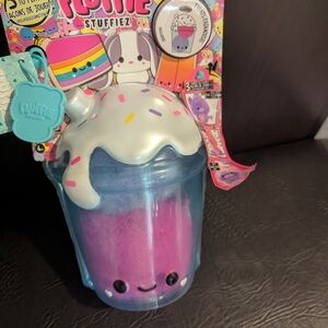 Cute Stuffed Animal with Pink and Blue Colors